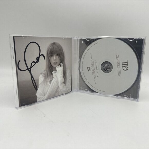 Taylor Swift SIGNED CD The Tortured Poets Department Autographed The Manuscript! - Picture 1 of 6